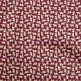 thumbnail image 1 of oneOone Viscose Chiffon Maroon Fabric Animal Sewing Craft Projects Fabric Prints By Yard 42 Inch Wide, 1 of 5
