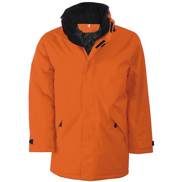 Kariban - Cazadora / Abrigo parka Modelo performance hombre caballero (Gris oscuro/Negro) Kariban UTRW731_darkgreyblack