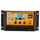 thumbnail image 1 of Controlador de carga solar, regulador de panel solar de 12 V 24 V Regulador inteligente con identificación automática LCD y regulador de control de carga PWM de 3 etapas USB doble de 5 V/2,5 A(20A), 1 of 14