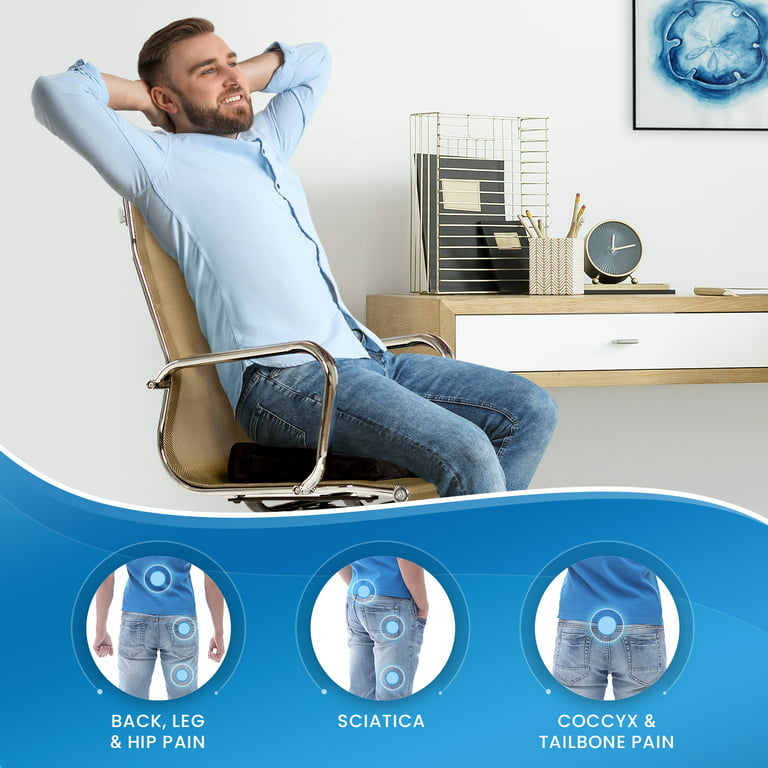 Everlasting Comfort Seat Cushion for Tailbone Pain Relief
