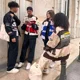 thumbnail image 2 of Chaqueta bordada estilo punk gótico con uniforme de béisbol de carreras de hip-hop callejero estadounidense Y2K para hombres y mujeres, 2 of 4