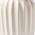 thumbnail image 5 of My Texas House 12" White Fluted Ceramic Vase, 5 of 5