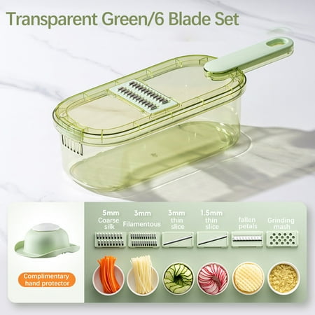 

VALSEEL Kitchen Gadgets Shredded Vegetable Cutting Artifact Kitchen Radish Potato Shreds Multi-functional Hand Grater Grater Grater