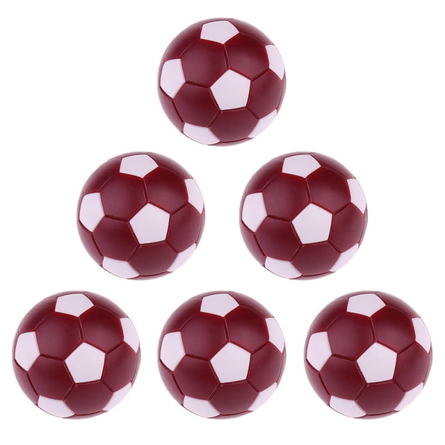 Futbolín de fútbol de mesa Sunnimix 36mm plástico rojo oscuro