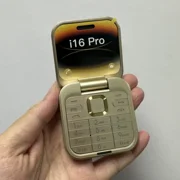 Mini 2G Flip Phone, 1.77-inch, Dual SIM, MP3 Magic Voice, Camera, Flashlight, Speed Dial