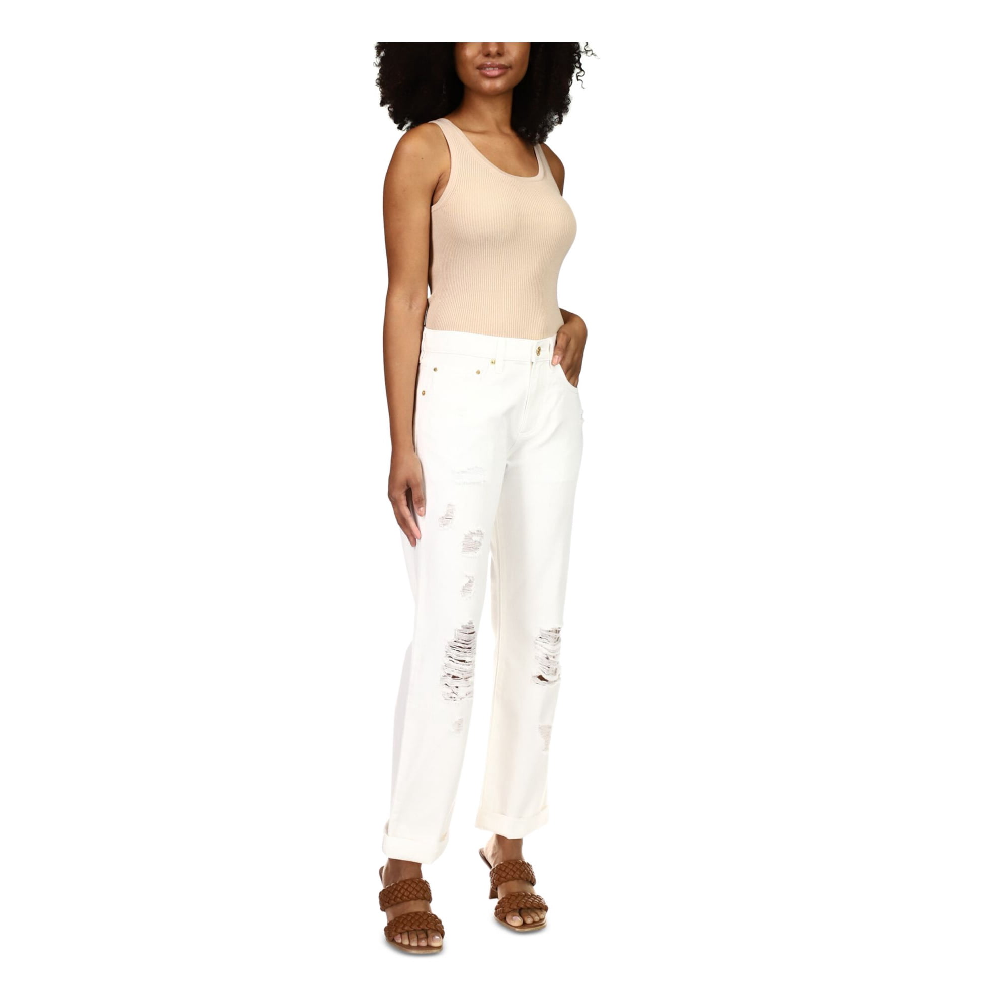 Michael kors womens straight leg jeans discount