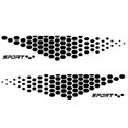 thumbnail image 1 of EDTara Car Stickers Sports Style Side Door Body Modified Decals With Adhesive Styling Decoration Accessories, 1 of 9