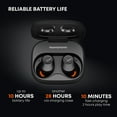 thumbnail image 3 of beyerdynamic Amiron 300 True Wireless Noise Cancelling Earbuds, Multipoint Bluetooth® 5.3 with Active Noise Cancellation, up to 10 Hours of Battery Runtime, Black, 3 of 8