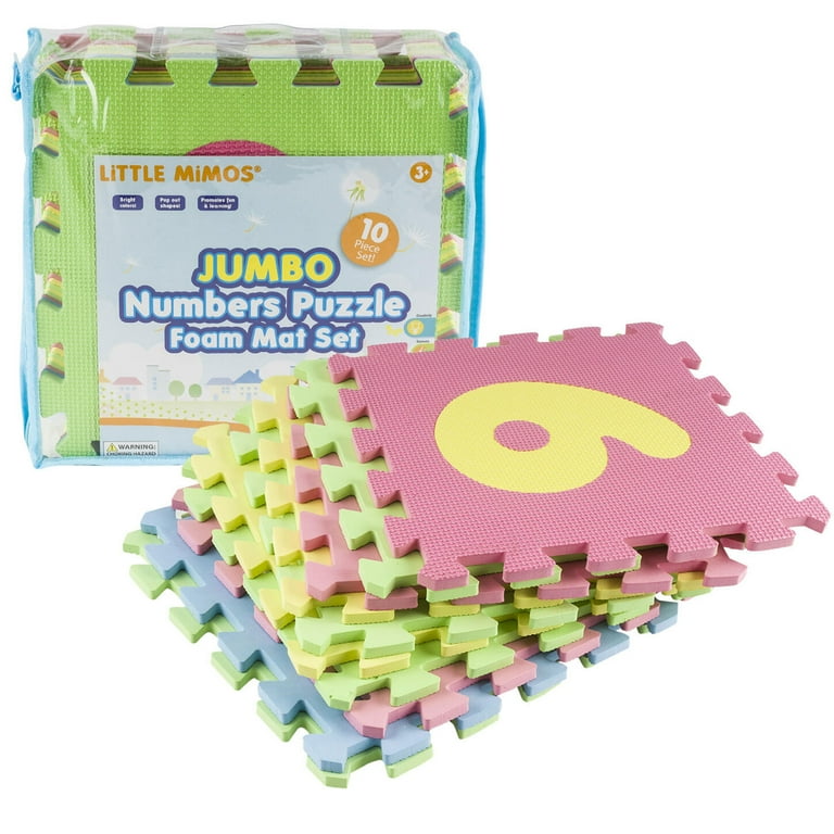 10 Pc Baby Floor Mats Foam Number Interlocking Puzzle Kids 10 Pc Baby Floor Mats Foam Number Interlocking Puzzle Kids