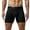 Black, variant on TNOBHG Men Shorts Briefs Men's Summer Panties Breathable Mesh U Convex Shorts Briefs with Patchwork Color High Elasticity Underwear Long Leg Underpants Slim