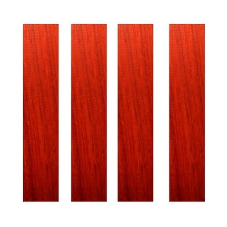 Padauk Lumber 3/4""X2""X12"" - 4 Pack