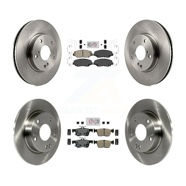 Transit Auto Front Rear Ceramic Pads and Disc Brake Rotors Kit for Car Honda Civic K8A-103435
