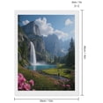 thumbnail image 2 of Diamond Art Kit for Adults, Majestic Waterfall Mountain Landscape Diamond Painting for Adults Beginners, 5D DIY Diamond Art Painting Kits, Colorful Diamond Painting Craft for Home Decor 12x16, 2 of 7