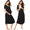 Black, variant on Womens Maternity Nightgown for Hospital Pregnancy Long Nightgowns Nursing Night Gown for Breastfeeding