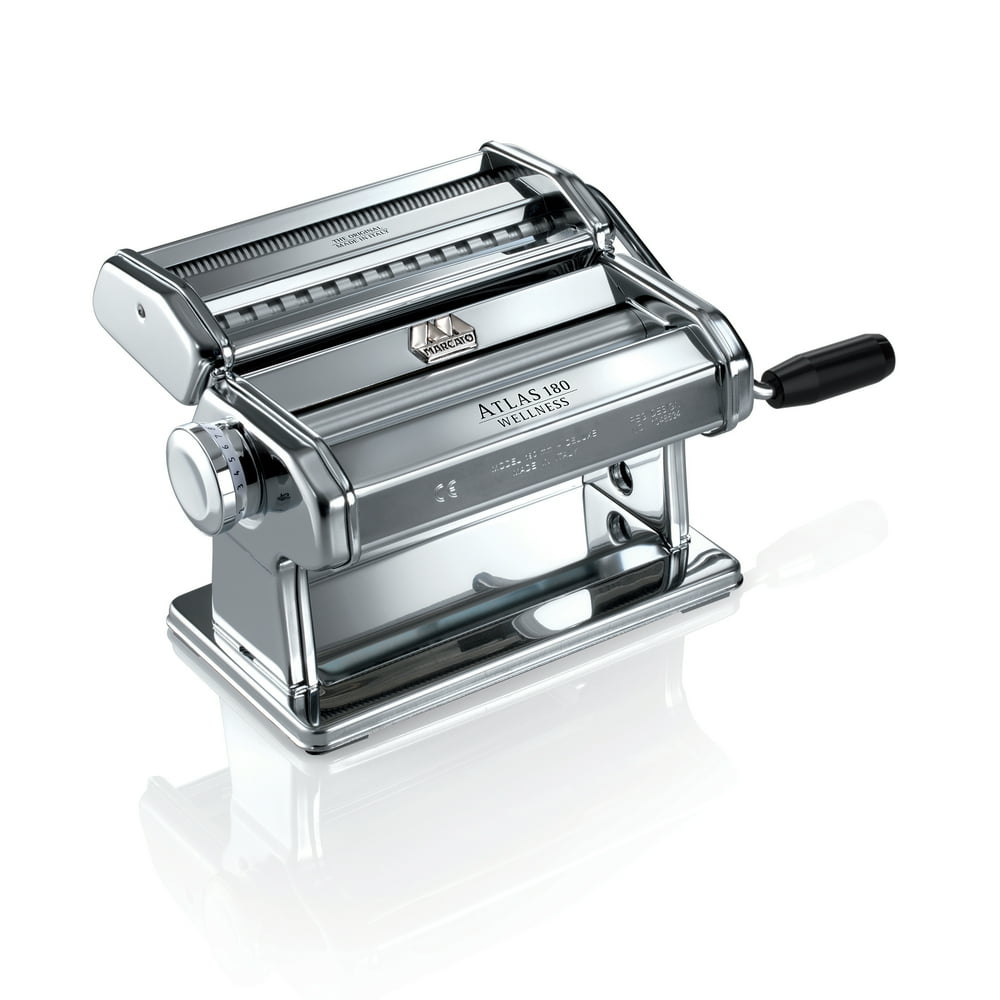 Marcato Atlas Pasta Dough Roller, Silver, Includes 180Millimeter