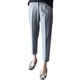 thumbnail image 4 of Pantalones de traje Mujer Primavera Estudiante Pantalón largo informal suelto recto, Gris, S Kearding AP001316-01B, 4 of 7