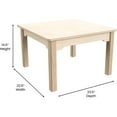 thumbnail image 6 of Flash Furniture Bright Beginnings Hercules Square Table 23.5" x 23.5" Beech (MK-ME088007-GG), 6 of 8