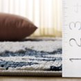 thumbnail image 5 of Safavieh Moroccan Tassel Desmond Southwestern Shag Area Rug, Blue/Ivory, 6'7" x 9'2", 5 of 13