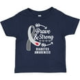 thumbnail image 3 of Inktastic Diabetes Awareness Brave and Strong Boys or Girls Baby T-Shirt, 3 of 5