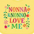 thumbnail image 4 of Inktastic Nonna and Nonno Love Me Girls Baby Bib, 4 of 4