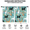 thumbnail image 2 of Blackout Kids Curtains,Chihuahua and Flower Florals Childrens Insulated Curtains Set Of 2,Bedroom Essentials,Toddler Room Decor 42"x54"(106x137cm), 2 of 4