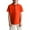 517#Orange, variant on Boys Uniform Shirts Short Sleeve Polo Shirt for 6-11 Years School Uniform, Button Closure, Moisture Wicking, Sensory-Friendly​ Green Size 6-7
