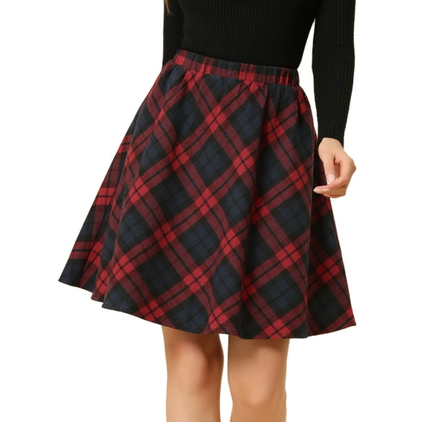 Knee length top skirt elastic waist