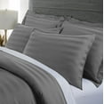 thumbnail image 2 of PURE BAMBOO Queen Size Duvet Cover Set - 100% Organic Bamboo, Luxuriously Soft and Cooling - 3 Piece Set - 1 Queen Button Closure Duvet Cover with Ties, 2 Pillowcases (Queen, Jacquard Stone), 2 of 4