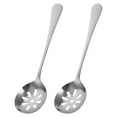 thumbnail image 4 of MRLESS 2-Pack Stainless Steel Slotted Serving Spoons for Straining and Serving, Multi-Use Perforated Spoons Ideal for Restaurants, 4 of 9