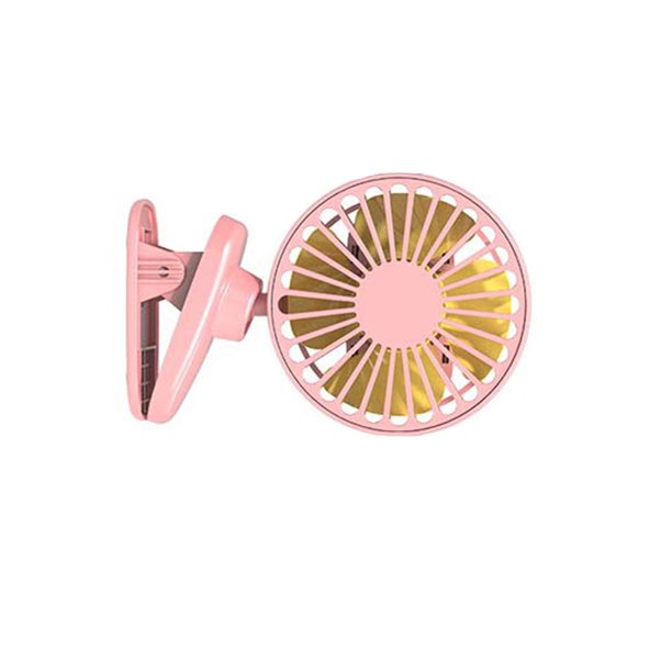 Clip en ventilador Mini abrazadera Fans desmontable Herramienta fresca de la cama Equipo de enfriamiento de la cama con un clip para el dormitorio de la oficina en casa. Uso rosa Inevent HA059979-02B