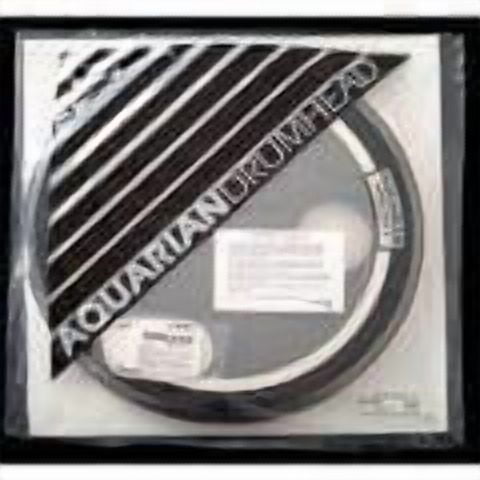 Aquarian Super Kick II Clear and Regulator Black Bass Drum Pack (18")