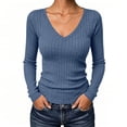 thumbnail image 4 of Diufon Long Sleeve Thermal Shirts for Women Fall Fashion Lightweight Casual Pullover Tops Knitted Tunic Sweaters, 4 of 9