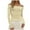 Yellow-women's tops, tees & blouses, variant on huaimei Blouses Women'S Solid-Colour Lace Bow Long-Sleeved Off-The-Shoulder Pullover Casual Fashionable Tops