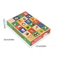 thumbnail image 4 of 10 Pieces 24-Gird Advent Calendar Boxes DIY Empty Boxes for Christmas 24-Day Countdown Candy Wrapping Boxes for Holiday Christmas Party Favors for Kids Adults Family Friends, 4 of 7