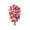 A-Pink, variant on Thanksgiving Artificial Trailing Morning Glory Vine Garland, Faux Fall Flower Stems for Front Door Wreath, Porch Beam, Balcony Railing or Wall Hanging, Warm Harvest Home Decor, Gracious Host Gift