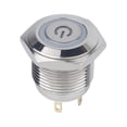 thumbnail image 2 of LOVIVER 16mm 12V Waterproof LED Metal Indicator Lights Lamp Welding Foot with glow 1NO, 2 of 6