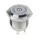 thumbnail image 2 of Lámpara de señal de luz de señal de de coche LED azul impermeable de metal de 16 mm 12 V Luz de anillo con símbolo de poder resplandor 1NO Zulema Luz indicadora de metal, 2 of 6