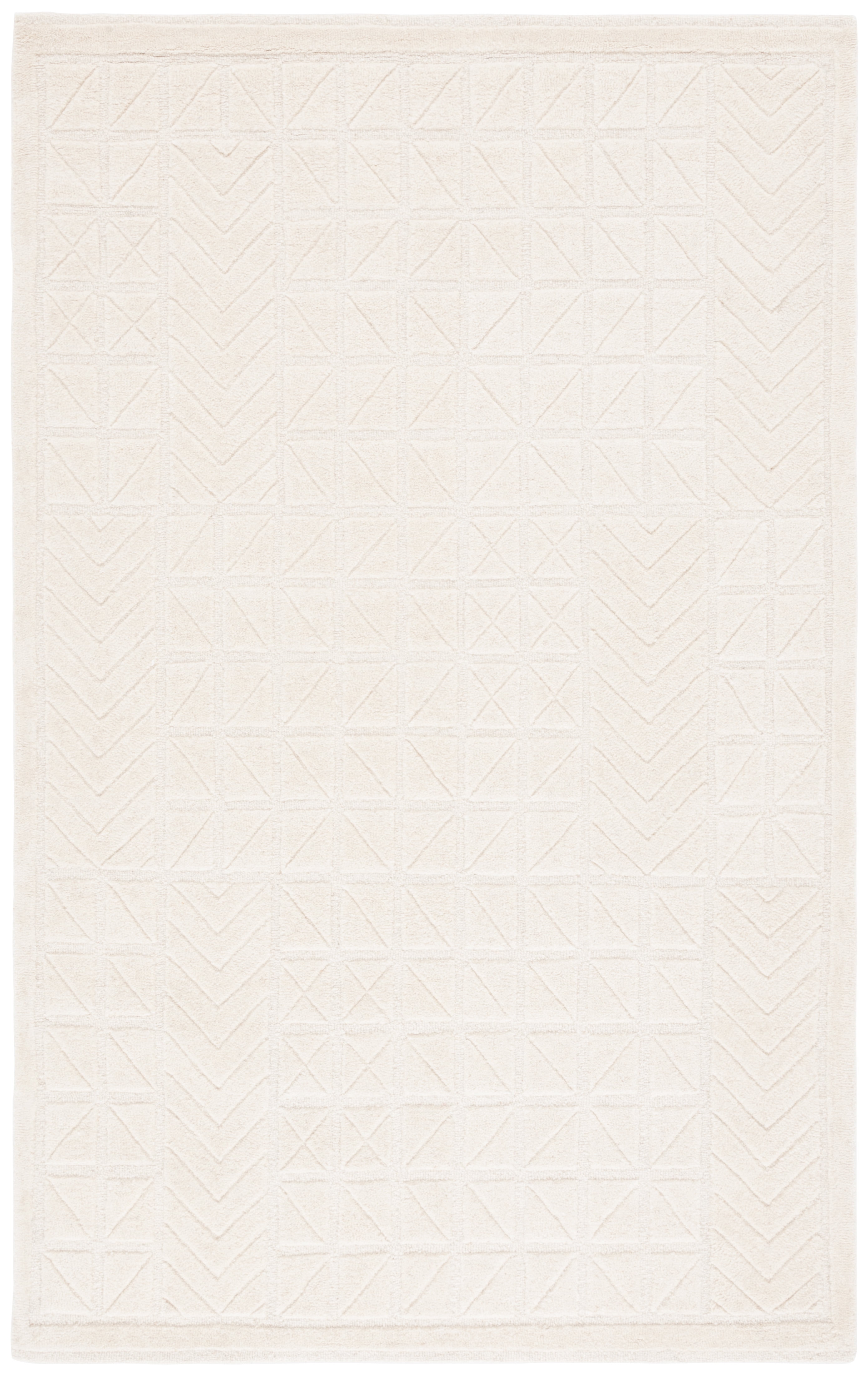 Safavieh Mykonos Claudia Diamond Area Rug, Ivory, 4' x 6'