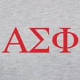 thumbnail image 3 of CafePress - Alpha Sigma Phi Greek Letters Cardinal Long Sleeve T Shirt - Womens Baseball Tee, 3 of 4