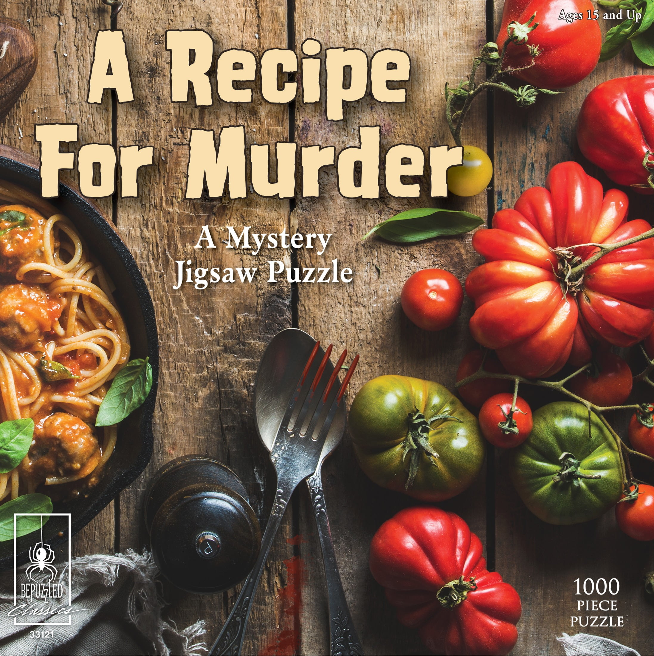 Murder Mystery Party | Classic Mystery Jigsaw Puzzle, A Recipe for