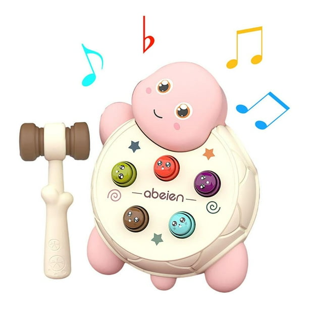 Divertido Juego De Hámster Para Golpear Tortugas Para Niños, Juguete Interactivo Para Padres E Hijos Con Luz Y Música, Juguete Para Niños, Juguete Divertido Para Tocar Inevent EL018097-01
