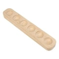 thumbnail image 4 of Porta huevos de madera, contenedor para huevos, postres, bandeja para guardar huevos, organizador de huevos 6 rejillas de largo, 4 of 9