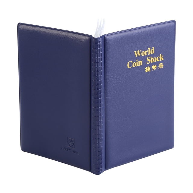 Álbumes De Monedas Nuevo Diseño 120 Bolsillos 10 Páginas World Storage