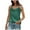 A-Green1041, variant on Women's Solid Color Tanks Lace Trim V Neck Spaghetti Strap Camisoles Lightweight Satin Elegant Layering Daily Tops