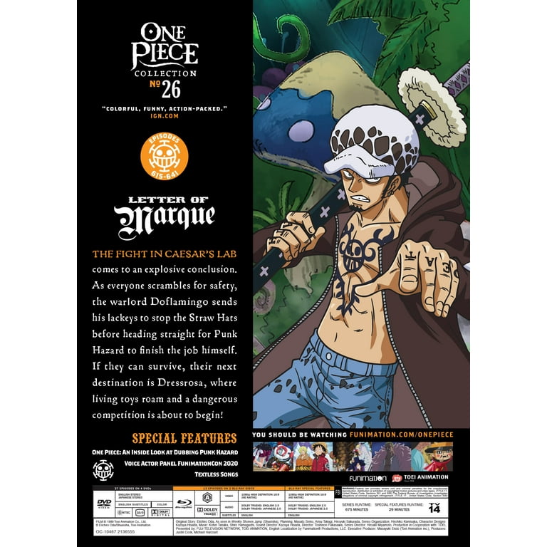 ONE PIECE ログコレクション　DVD 26本セット New One Piece: Collection 26 (Blu-ray + DVD) - Walmart.com