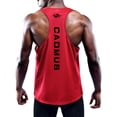thumbnail image 6 of Cadmus Men's Dry Fit Y-Back Muscle Gym Workout Tank Top,Blue,Red,Yellow,3 pack,Small, 6 of 8