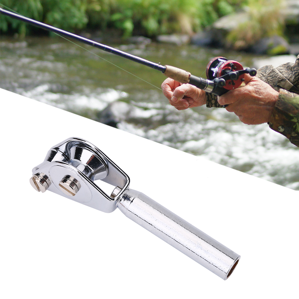 HERCHR Stainless Steel Roller Rod Tip Guide Sea Boat Fishing Trolling HERCHR Stainless Steel Roller Rod Tip Guide Sea Boat Fishing Trolling