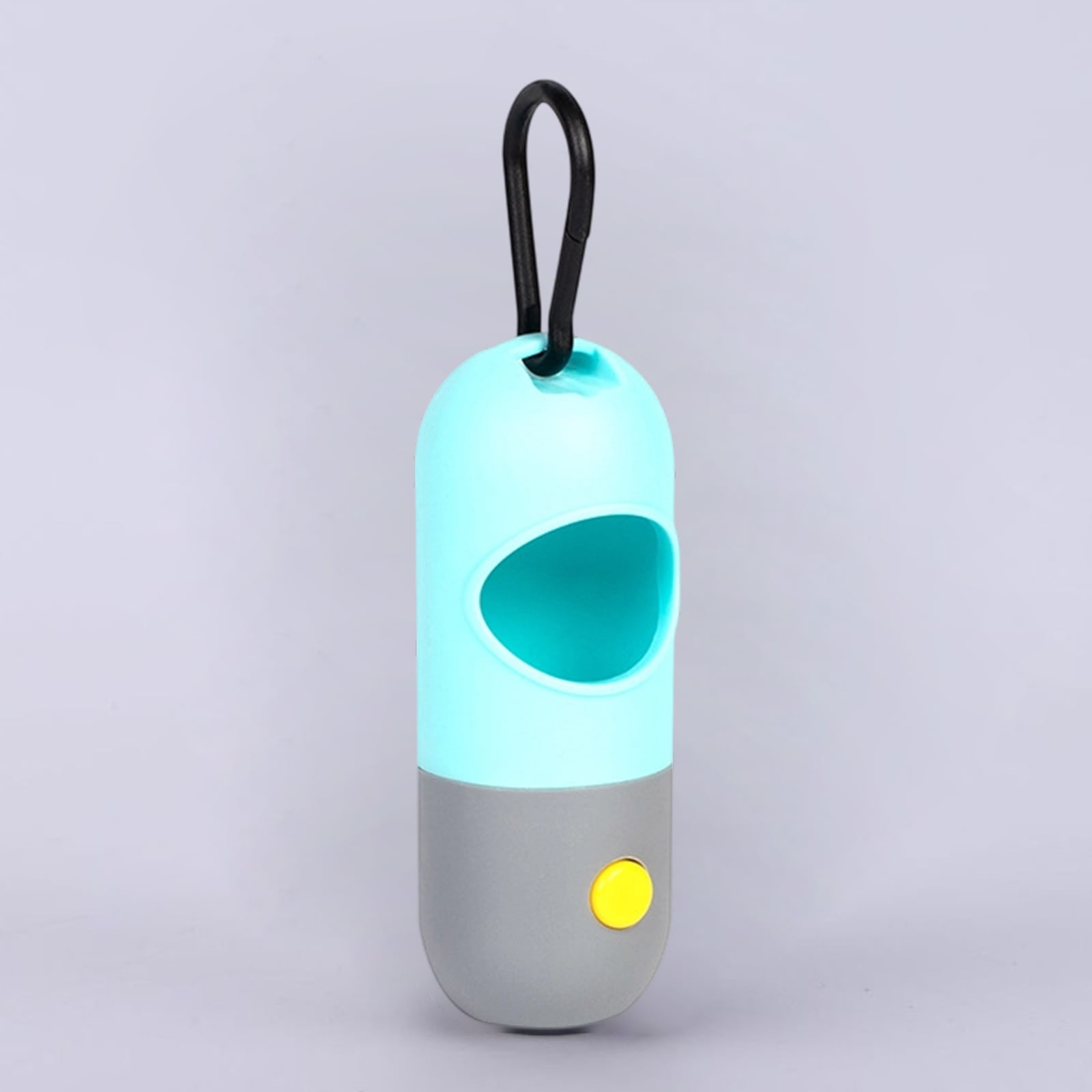 Durability Plastic Dog Poop Bag Dispenser for Pet Owners Easyly Refills and LED Light for Safety During Nighttimes Outdoor