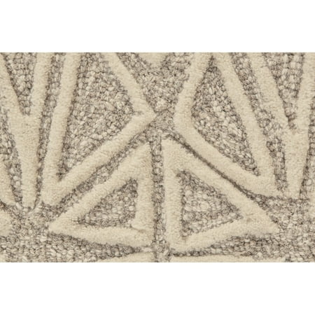 Grider Handmade Tufted Ivory/Taupe Area Rug  Country of Origin: India  Stain Resistant AT A GLANCE 1. Hand Made 2. Stain Resistant 3. Country of Origin: India 4. Material: Wool 5. Technique: Tufted The beauty of nature-inspired designs of this collection comes to life. Using an all-natural wool fiber and cotton blend each rug is hand-tufted to create accentuated organic patterns with a three-dimensional effect. The subtle palettes and chic artistry of this collection infuse contemporary flair to any space making it an ideal complement to a composed aesthetic. Hand-tufted in India with a wool and cotton blend. PRODUCT DETAILS 1. Technique: Tufted 2. Construction: Handmade 3. Material: Wool 4. Location: Indoor Use Only RUG SIZE: RECTANGLE 5   X 8   1. Overall Product Weight: 29.2 lb. OTHER DIMENSIONS 1. Pile Height: 0.31     FEATURES 1. Material: Wool 2. Material Details: 100% Wool pile 3. Construction: Handmade 4. Technique: Tufted 5. Backing Material: Yes 6. Backing Material Details: Cotton 7. Primary Color: Ivory/Taupe 8. Location: Indoor Use Only 9. Floor Heating Safe: No 10. Stain Resistant: Yes 11. Rug Pad Recommended: Yes 12. Supplier Intended and Approved Use: Residential Use 13. Product Care: Professional cleaning 14. Country of Origin: India WARRANTY 1. Commercial Warranty: No You may also like following products 1. Satterwhite Handwoven Flatweave Blue Indoor/Outdoor Area Rug  Construction: Handmade  Country of Origin: India 2. Zakrzewski Hand-Knotted Brown Area Rug  Technique: Hand-Knotted  Material: Jute & Sisal 3. Safavieh Collection Inspired by  s Live Action Film Aladdin- Wonder Area Rug  Commercial Warranty: No  Pile Height: 0.22     4. Muskeget Hand Knotted Wool Red Area Rug  Material: Wool  Country of Origin: India 5. Whitchurch Hand-Tufted Wool Dark Grey/Ivory Area Rug  Location: Indoor Use Only  Construction: Handmade