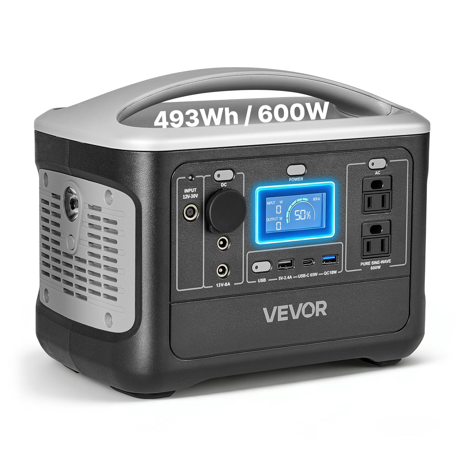 EBL 500W Power Station, Solar Generator, Lithium Battery Backup